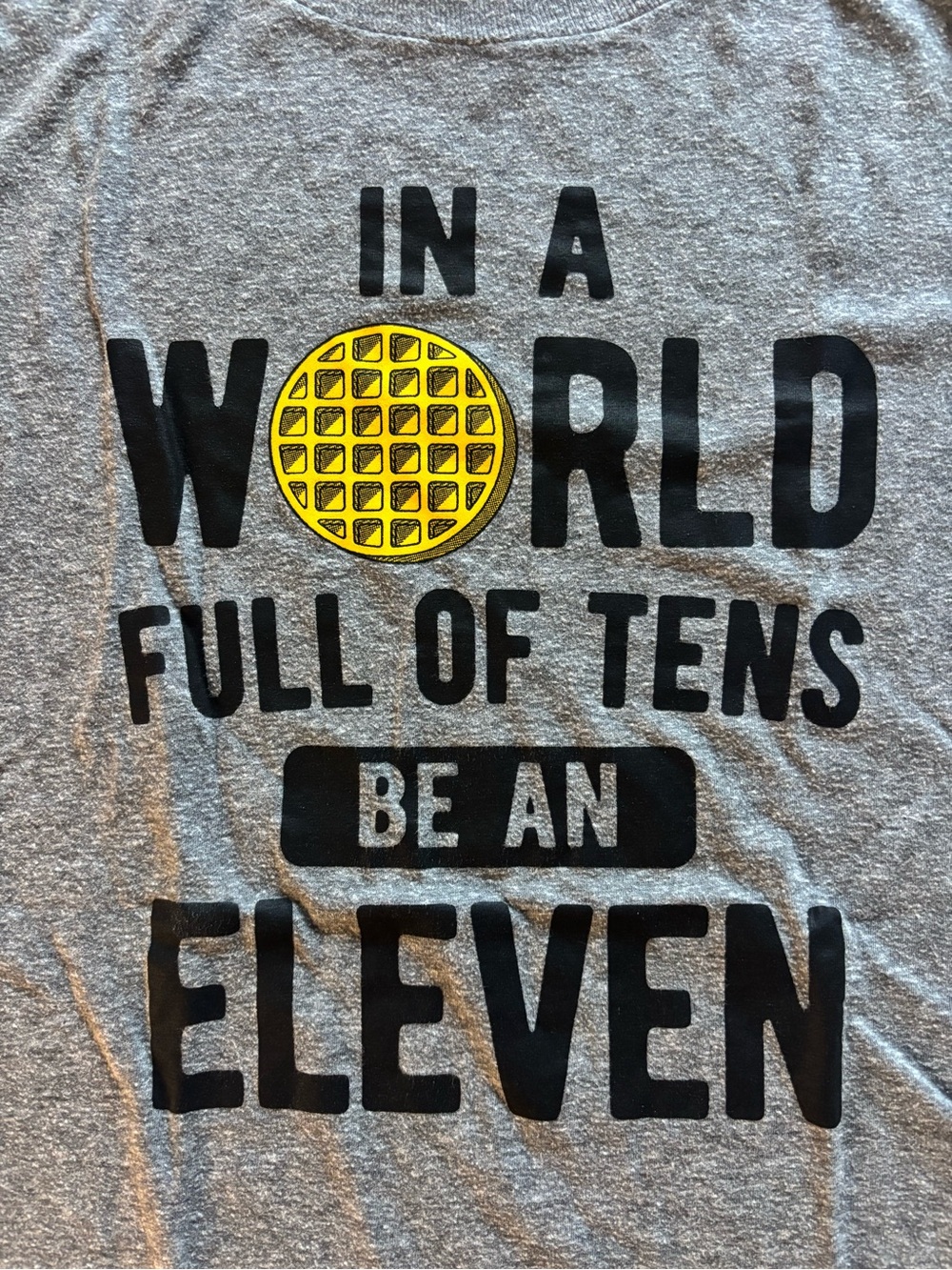 Stranger Things 11 Waffle Tee